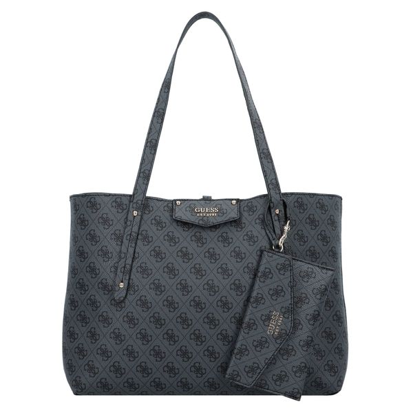 GUESS GUESS "Чанта тип ""Shopper""" 'Eco Brenton'  злато / антрацитно черно / графитено сиво