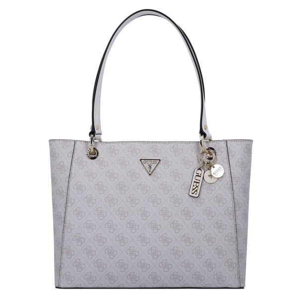 GUESS GUESS "Чанта тип ""Shopper""" 'Noelle'  бежово / опушено синьо