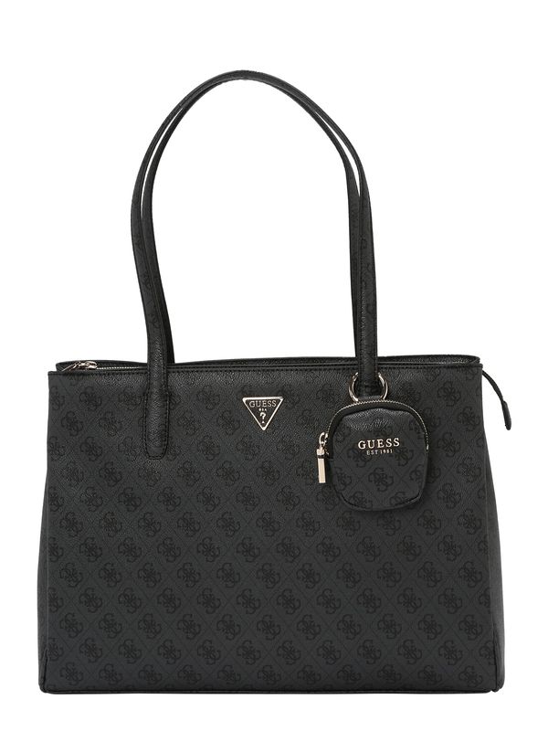 GUESS GUESS "Чанта тип ""Shopper""" 'POWER PLAY'  злато / антрацитно черно / черно