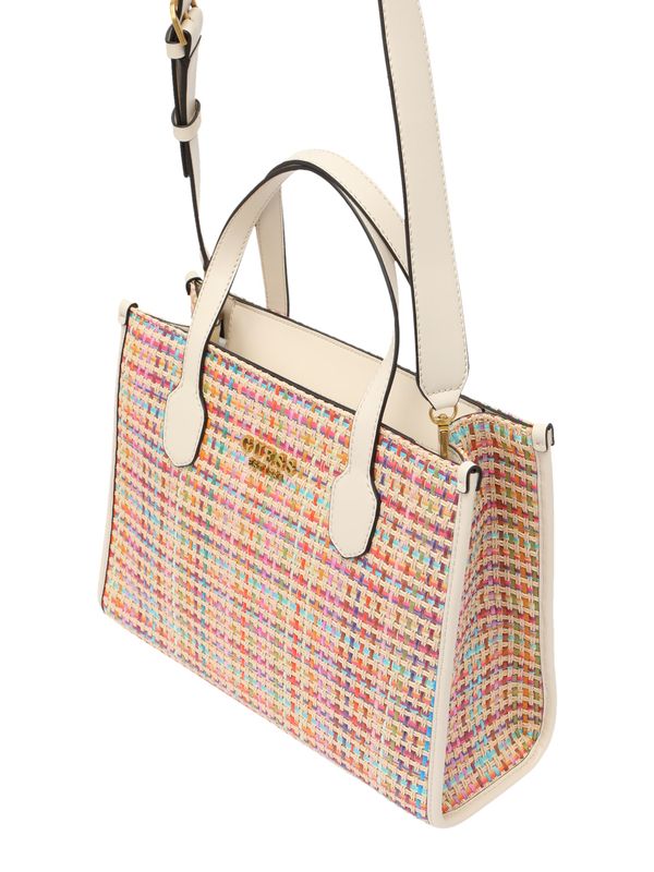 GUESS GUESS "Чанта тип ""Shopper""" 'Silvana'  бежово / синьо / розово / червено