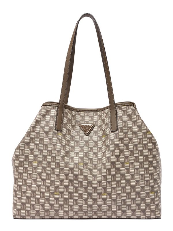 GUESS GUESS "Чанта тип ""Shopper""" 'Vikky'  екрю / жълто / таупе сиво / сиво-кафяво