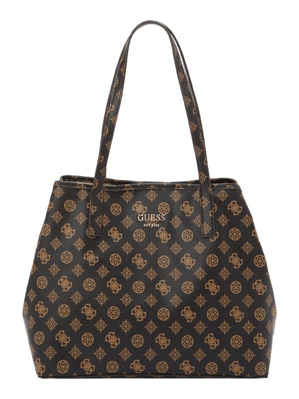 GUESS GUESS "Чанта тип ""Shopper""" 'VIKKY II'  светлокафяво / тъмнокафяво / злато