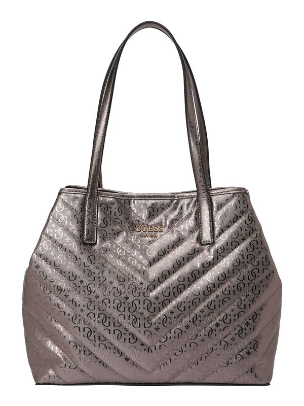 GUESS GUESS "Чанта тип ""Shopper""" 'Vikky'  сребърно сиво / черно