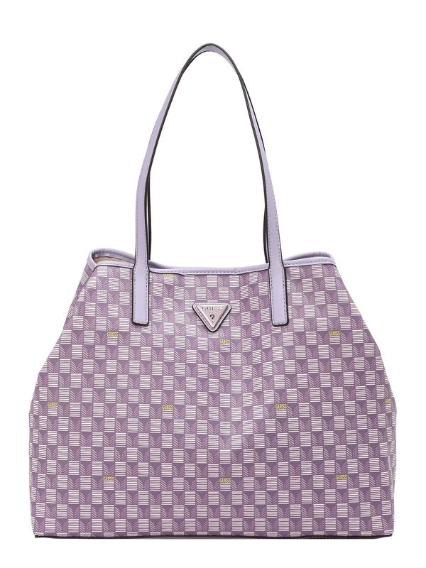 GUESS GUESS "Чанта тип ""Shopper""" 'VIKKY'  злато / лилав / люляк / бяло