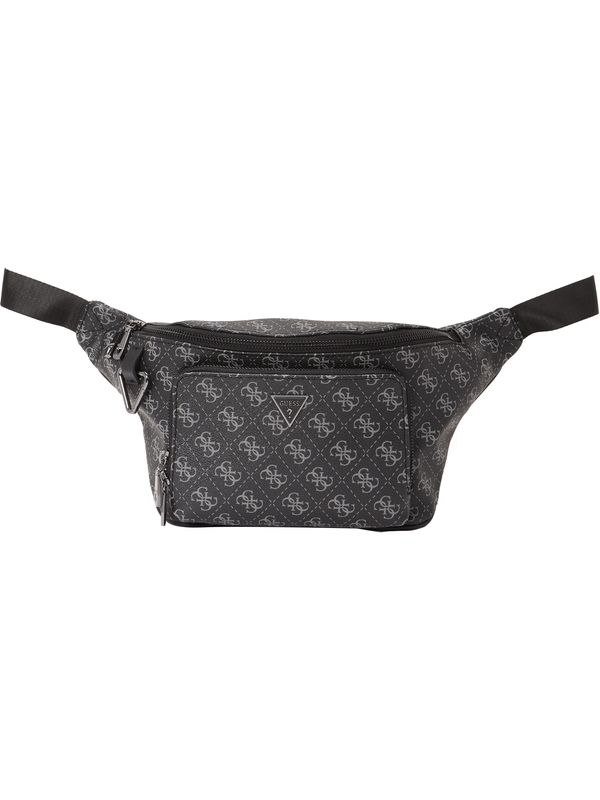 GUESS GUESS Чанта за кръста 'Milano'  светлосиво / черно