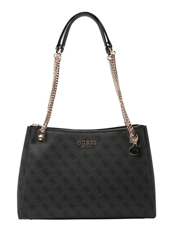 GUESS GUESS Чанта за през рамо 'Eliette'  злато / антрацитно черно / черно
