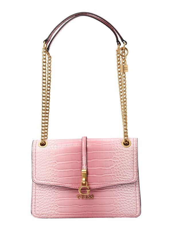 GUESS GUESS Чанта за през рамо 'James'  злато / бледорозово / светлорозово
