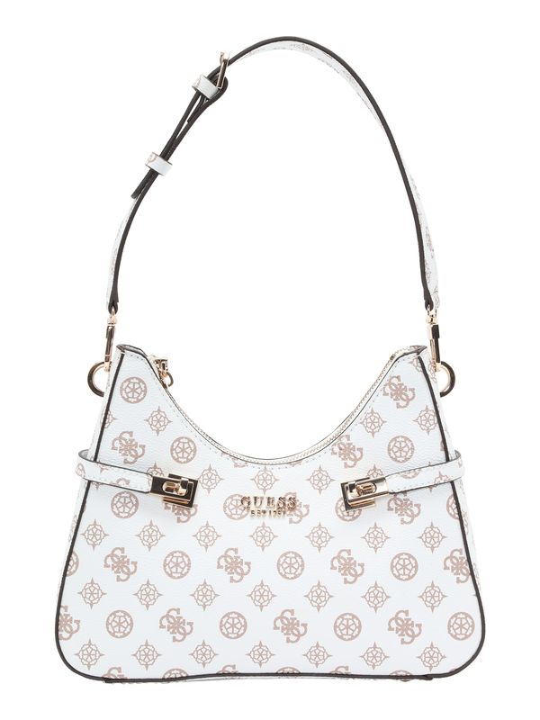 GUESS GUESS Чанта за през рамо 'LORALEE'  жълто / таупе сиво / бяло