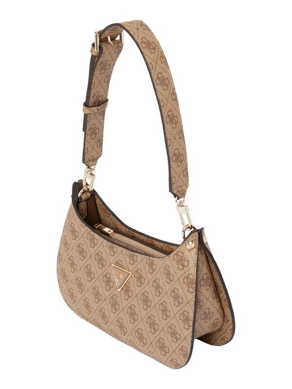 GUESS GUESS Чанта за през рамо 'Meridian'  кафяво / светлокафяво / злато