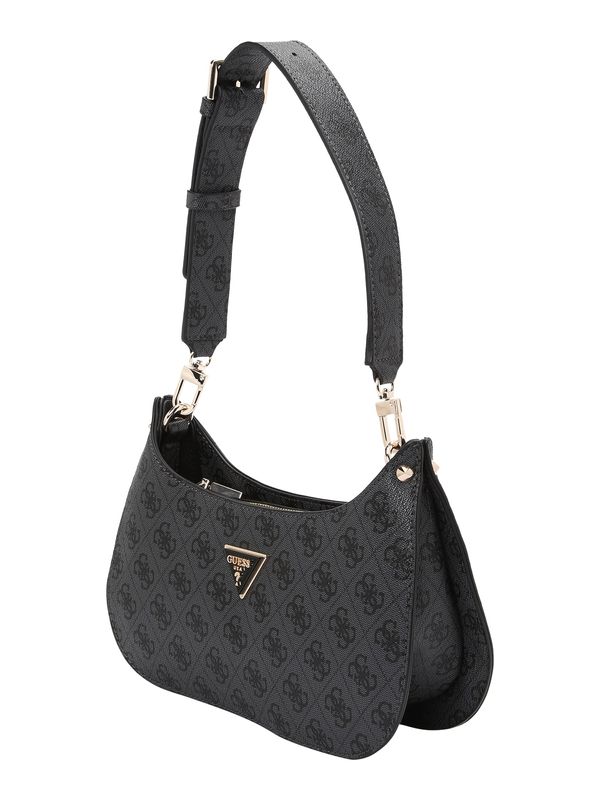 GUESS GUESS Чанта за през рамо 'Meridian'  злато / антрацитно черно / черно