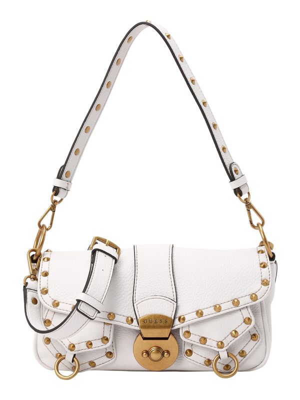 GUESS GUESS Чанта за през рамо 'SARDINIA'  злато / бяло