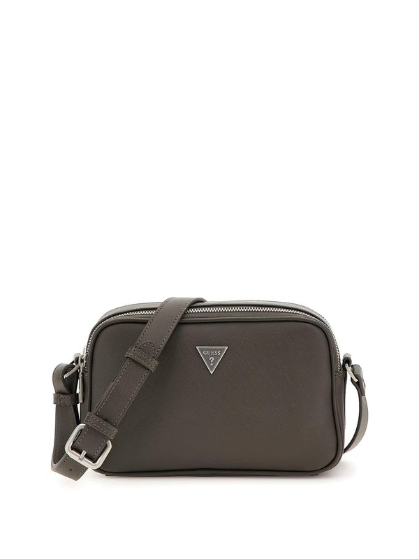 GUESS GUESS Чанта за през рамо тип преметка 'Certosa'  тъмносиво