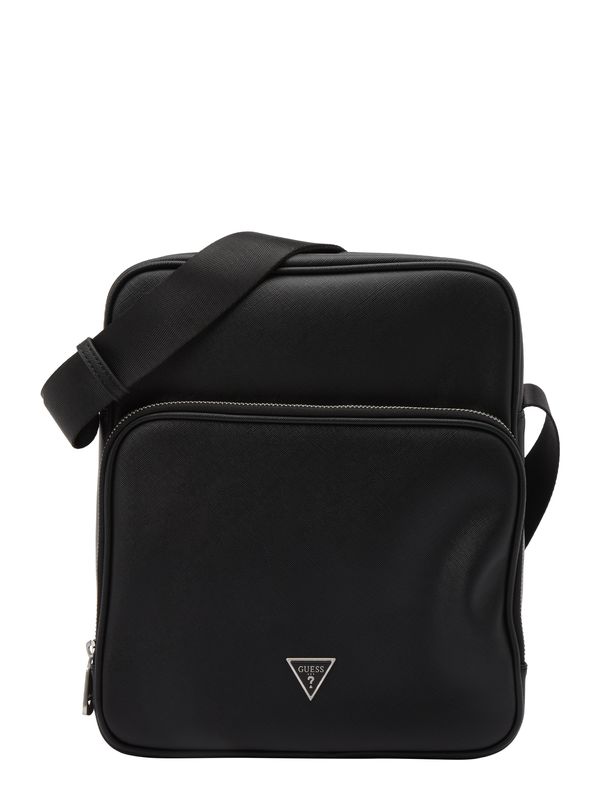 GUESS GUESS Чанта за през рамо тип преметка  черно