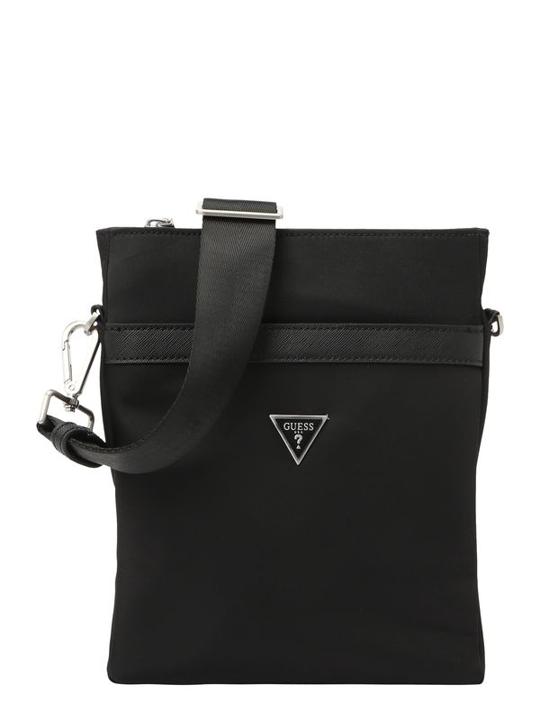 GUESS GUESS Чанта за през рамо тип преметка  черно