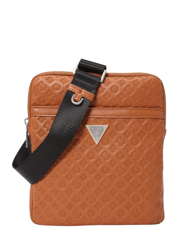 GUESS GUESS Чанта за през рамо тип преметка 'MILANO'  коняк