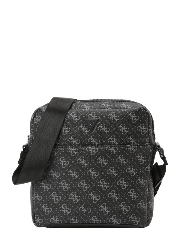 GUESS GUESS Чанта за през рамо тип преметка 'TORINO'  сиво / черно