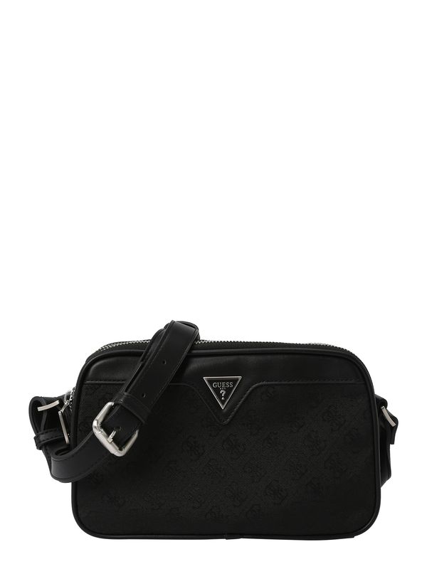 GUESS GUESS Чанта за през рамо тип преметка 'VEZZOLA'  антрацитно черно / черно