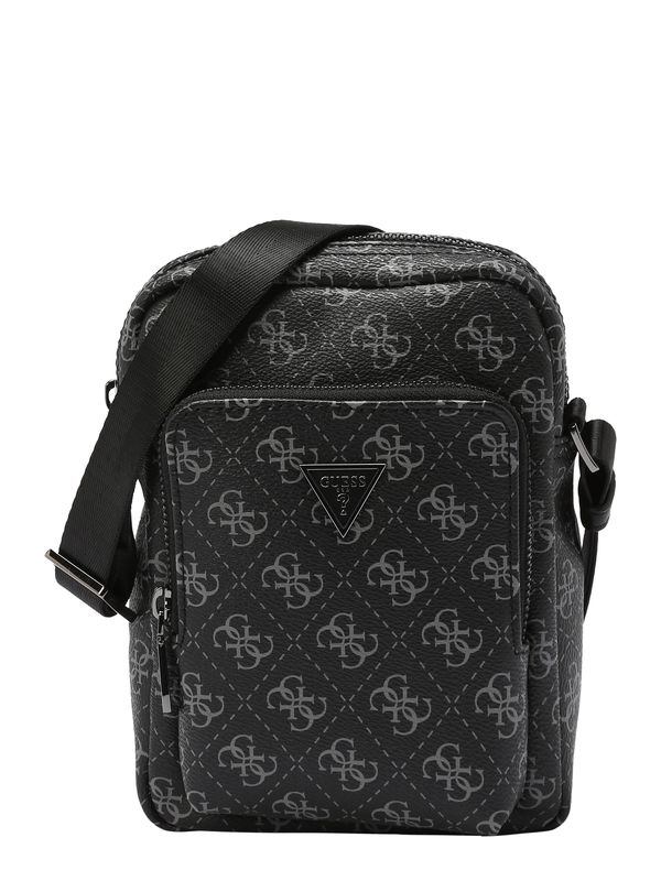 GUESS GUESS Чанта за през рамо тип преметка 'VEZZOLA'  сиво / черно