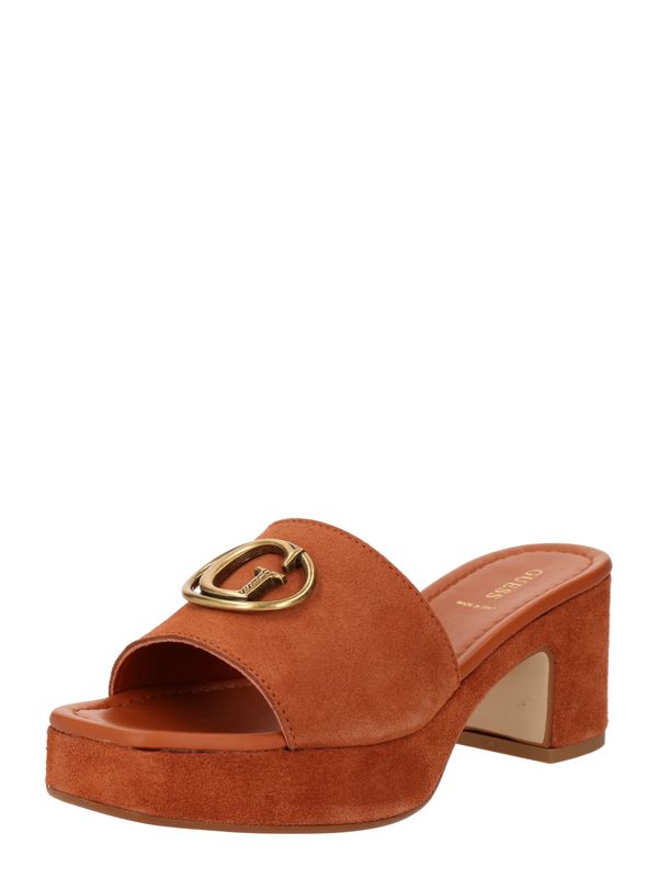 GUESS GUESS Чехли 'CINZIA'  коняк