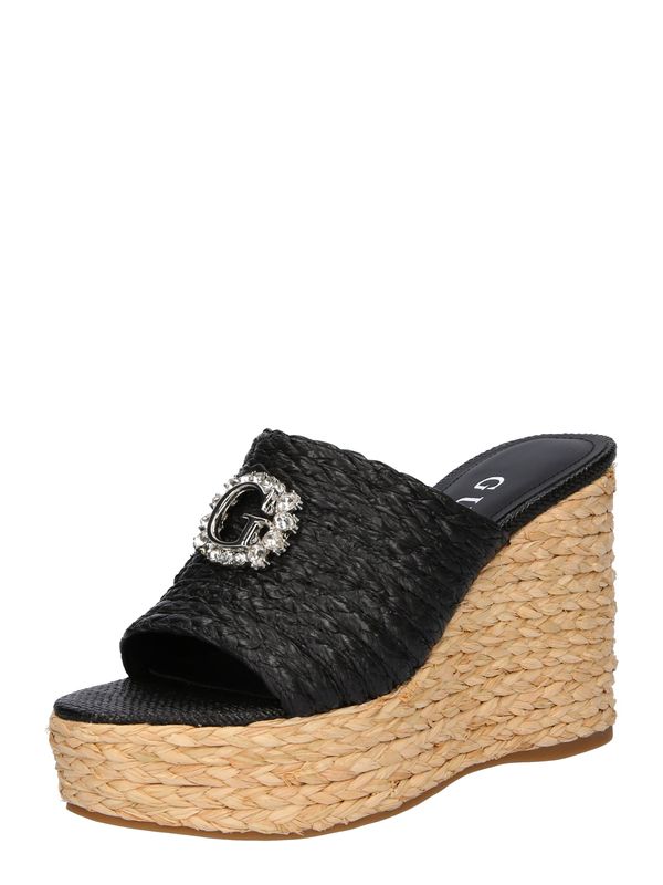 GUESS GUESS Чехли 'ELSIA'  черно / сребърно / прозрачно