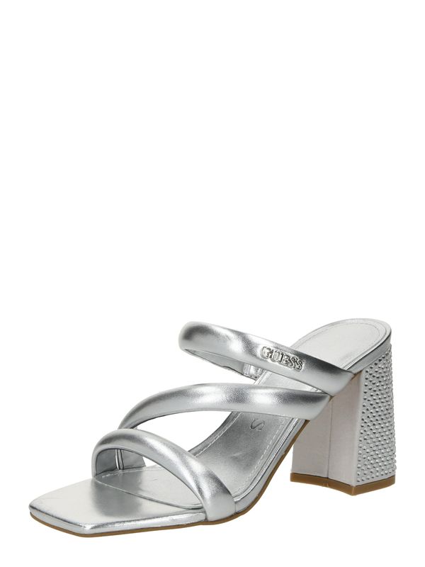 GUESS GUESS Чехли 'GANAE'  сребърно