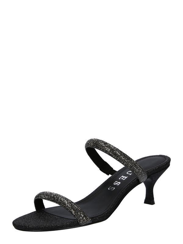 GUESS GUESS Чехли 'Glitze'  черно / сребърно