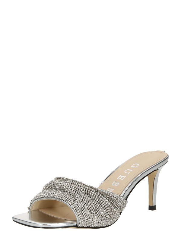 GUESS GUESS Чехли 'HADEY'  сребърно