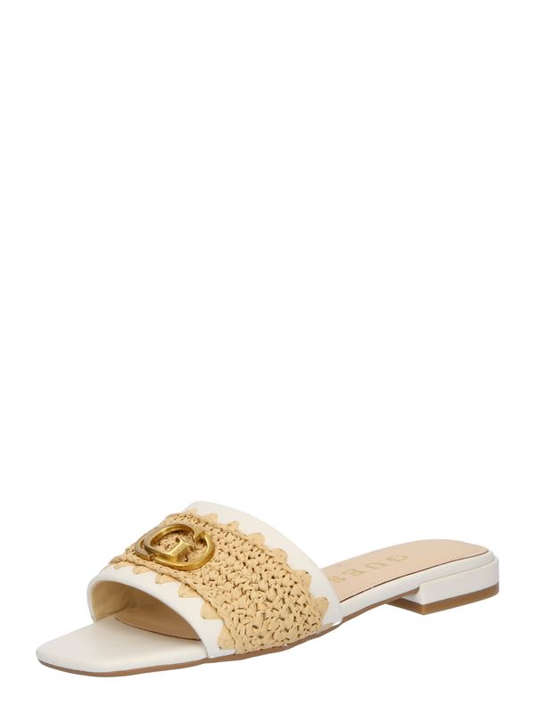 GUESS GUESS Чехли 'TAMARRA'  камел / бяло