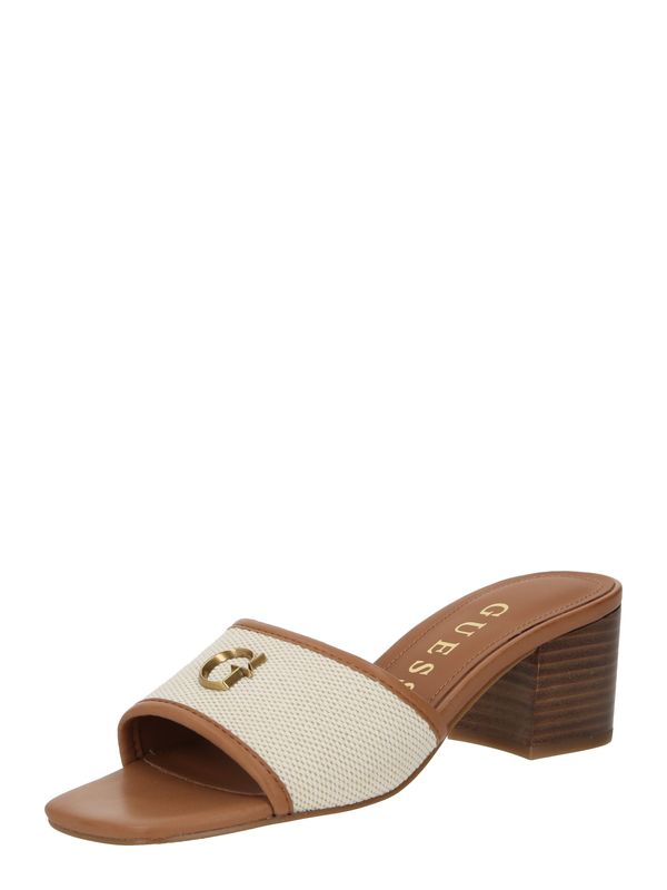 GUESS GUESS Чехли 'ULLIYE'  бежово / кафяво