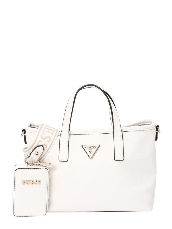 GUESS GUESS Дамска чанта 'LATONA'  светлобежово / бяло