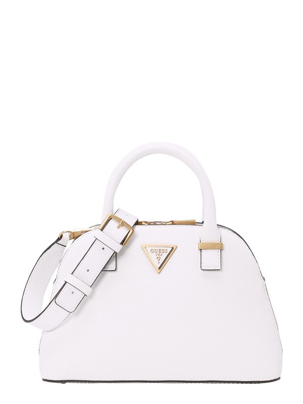 GUESS GUESS Дамска чанта 'LOSSIE GIRLFRIEND DOME'  злато / бяло