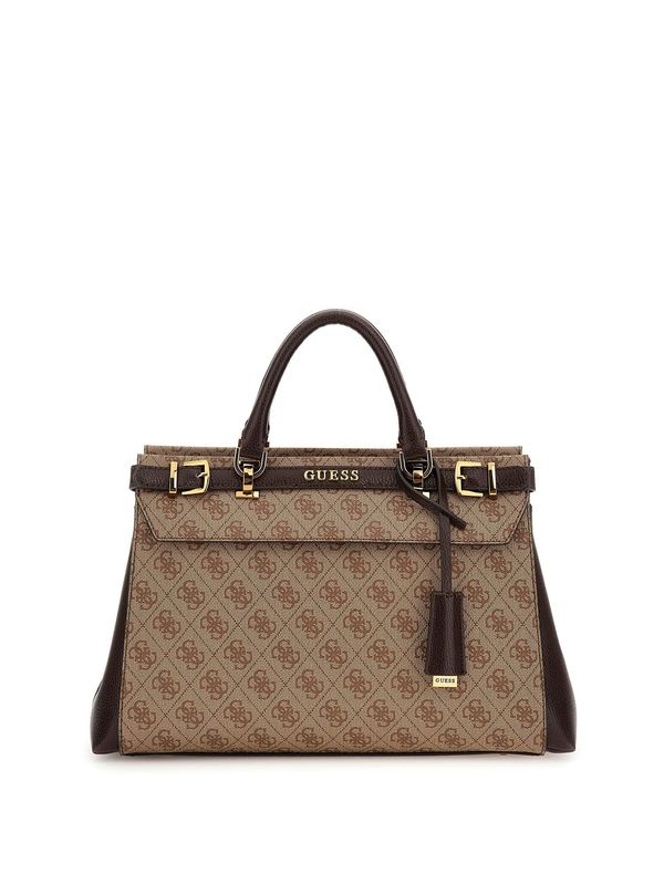 GUESS GUESS Дамска чанта 'Sestri'  светлокафяво / тъмнокафяво / злато