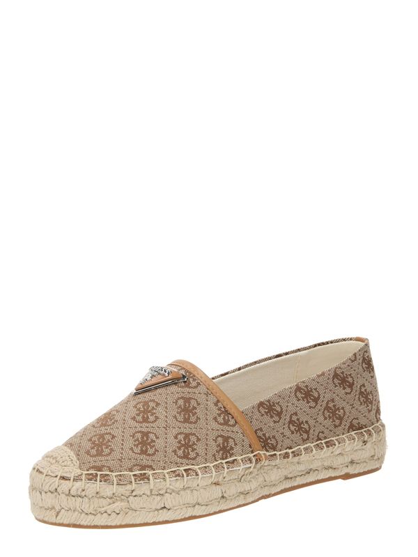GUESS GUESS Еспадрили 'Jolande'  бежово / кафяво