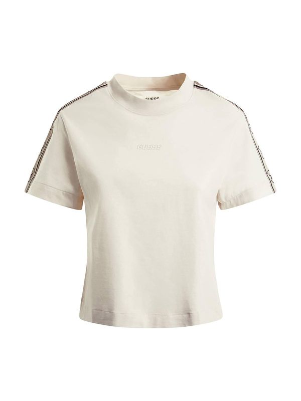 GUESS GUESS Функционална тениска  черно / бяло