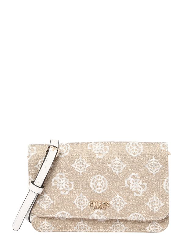 GUESS GUESS Клъч 'LORALEE'  бежово / злато / бяло