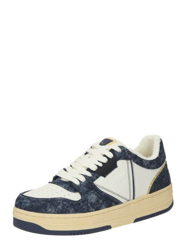 GUESS GUESS Ниски маратонки 'ANCONA I'  кремаво / морскосиньо / опал