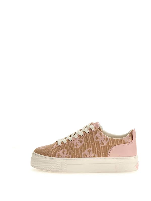 GUESS GUESS Ниски маратонки 'Gia'  бежово / светлорозово
