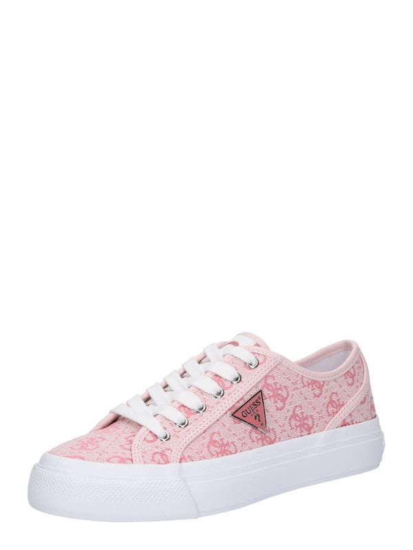 GUESS GUESS Ниски маратонки 'Jelexa'  розово / бледорозово