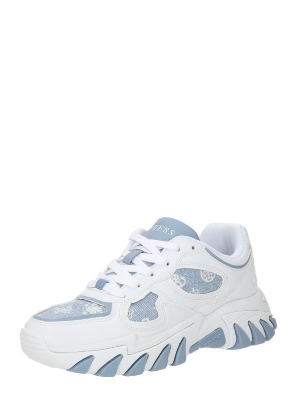 GUESS GUESS Ниски маратонки 'Norina'  опушено синьо / бяло