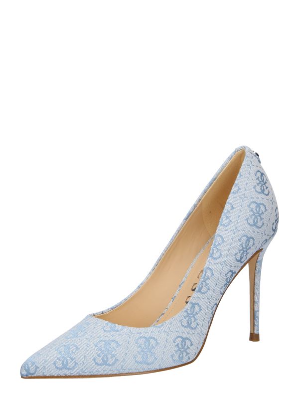 GUESS GUESS Официални дамски обувки 'SABALIA12'  светлосиньо / бяло