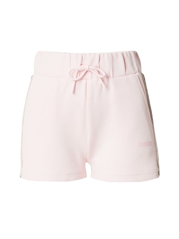 GUESS GUESS Панталон 'Britney'  бежово / бледорозово / черно / бяло