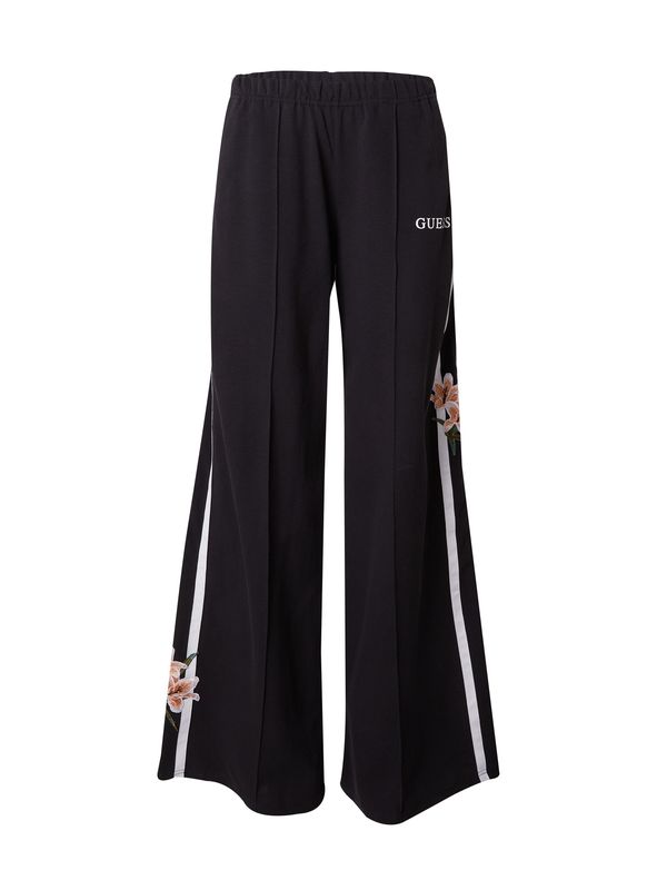 GUESS GUESS Панталон 'ZOEY'  кафяво / зелено / черно / бяло