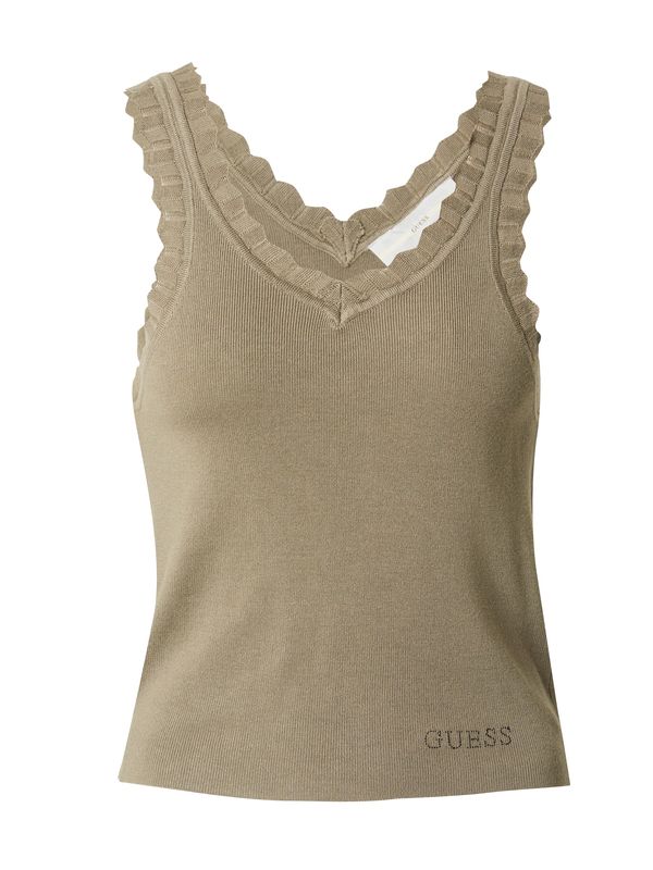 GUESS GUESS Плетен топ 'JOVIE'  маслина