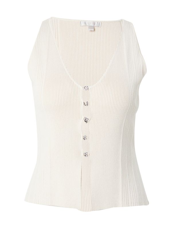 GUESS GUESS Плетен топ  кремаво