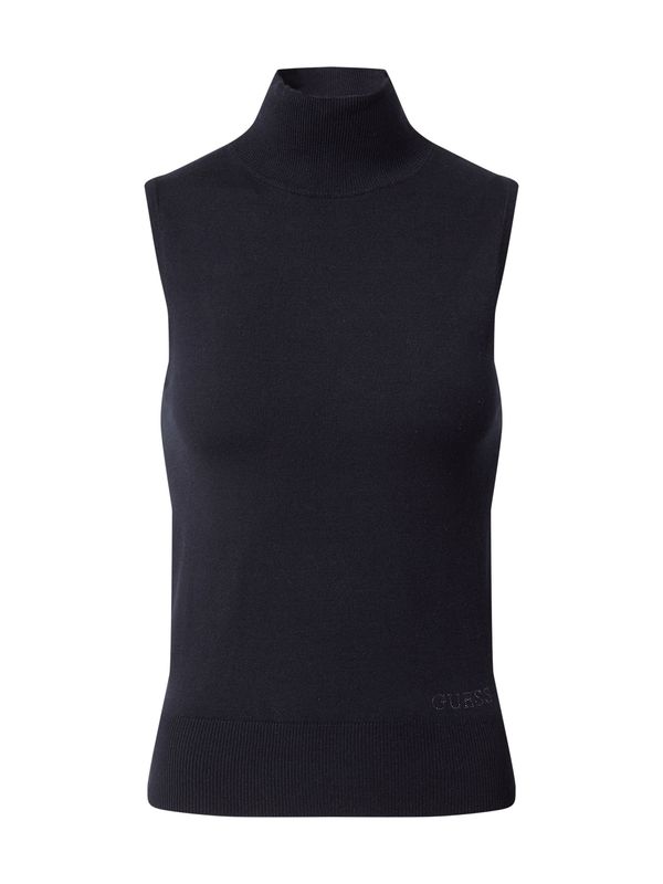 GUESS GUESS Плетен топ 'ZELINDA'  черно / сребърно