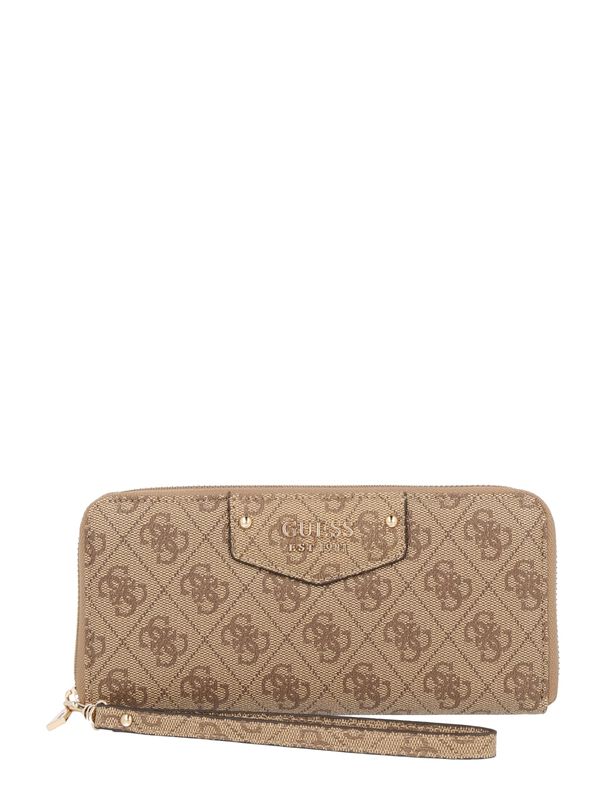 GUESS GUESS Портмоне 'Brenton'  бежово / кафяво