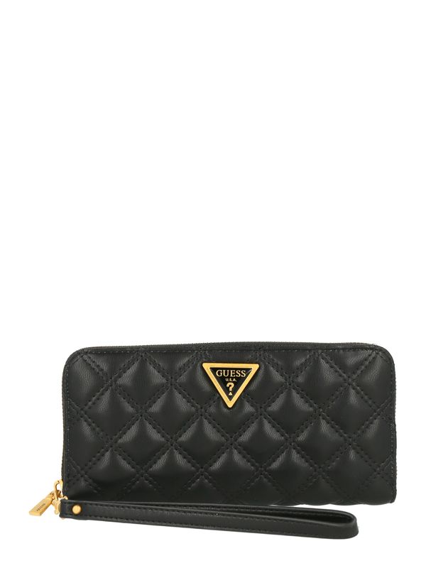 GUESS GUESS Портмоне 'Giully'  злато / черно