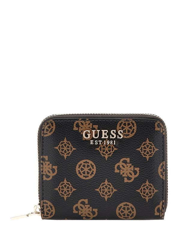 GUESS GUESS Портмоне 'Laurel'  кафяво / черно