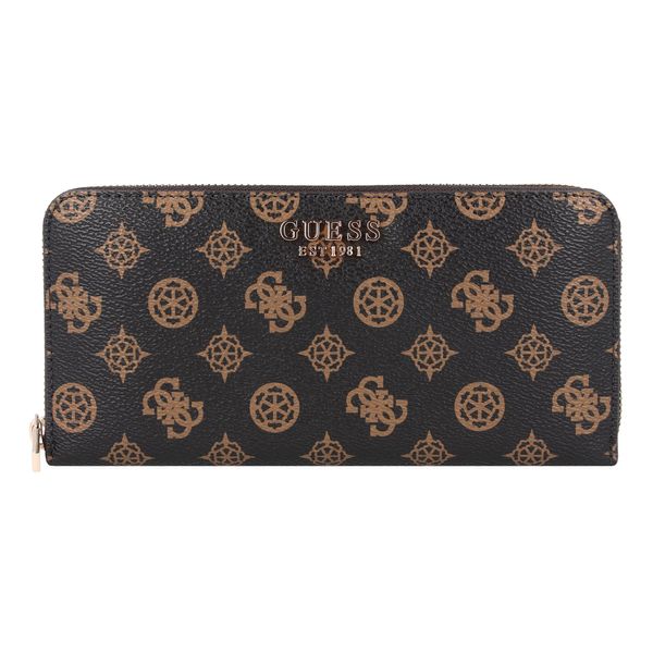 GUESS GUESS Портмоне 'Laurel'  кафяво / черно