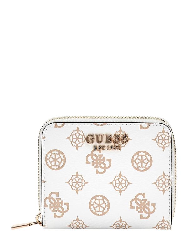 GUESS GUESS Портмоне 'Laurel'  камел / черно / бяло